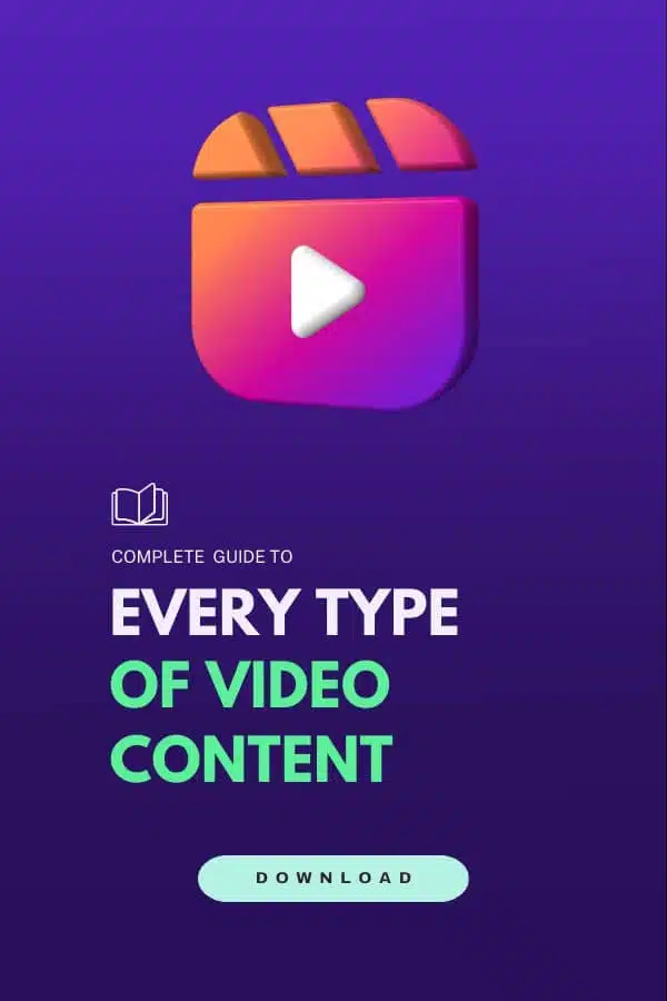 e-book Complete Guide to Every Type of Video Content