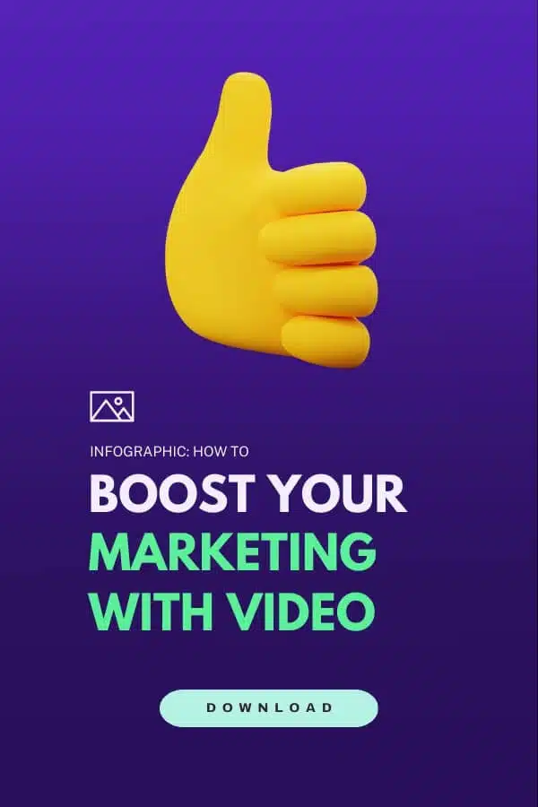 INFOGRAPHIC how to boost your marketing efforts with video