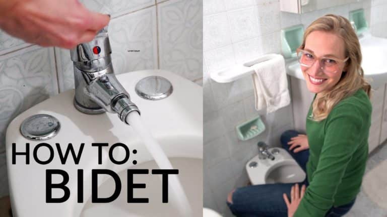 how to use a bidet