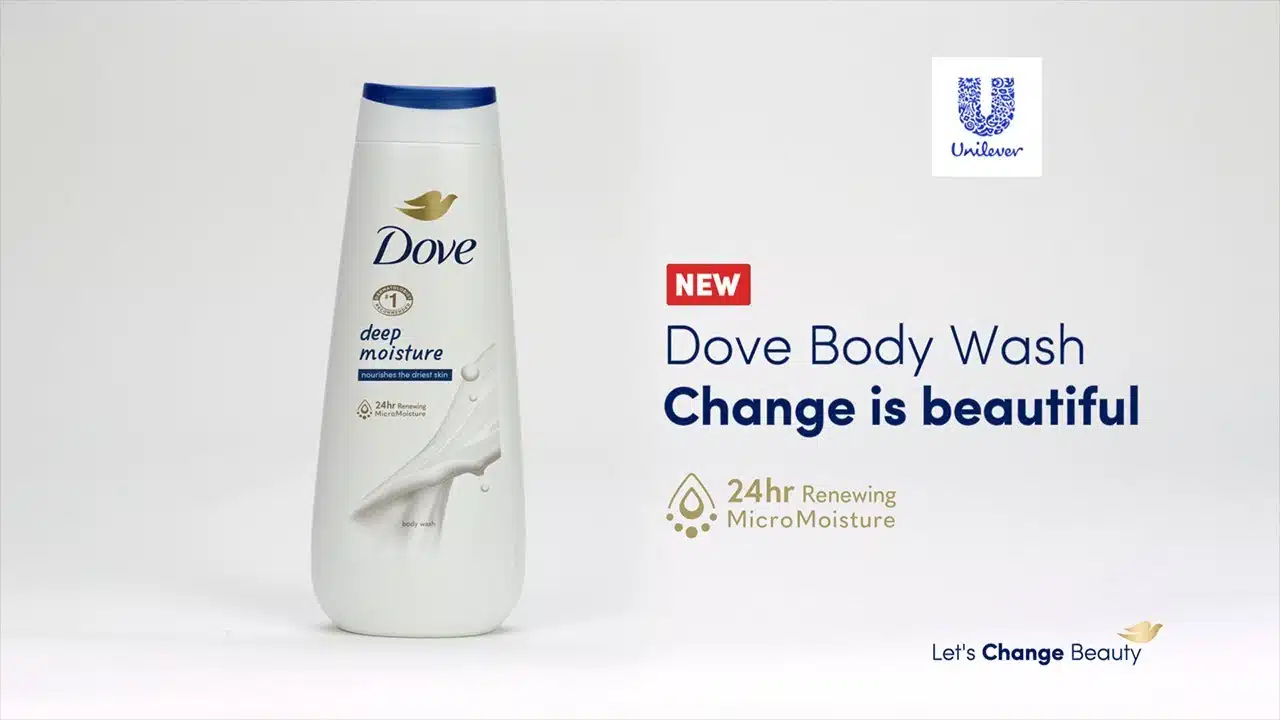new dove body wash change is bea