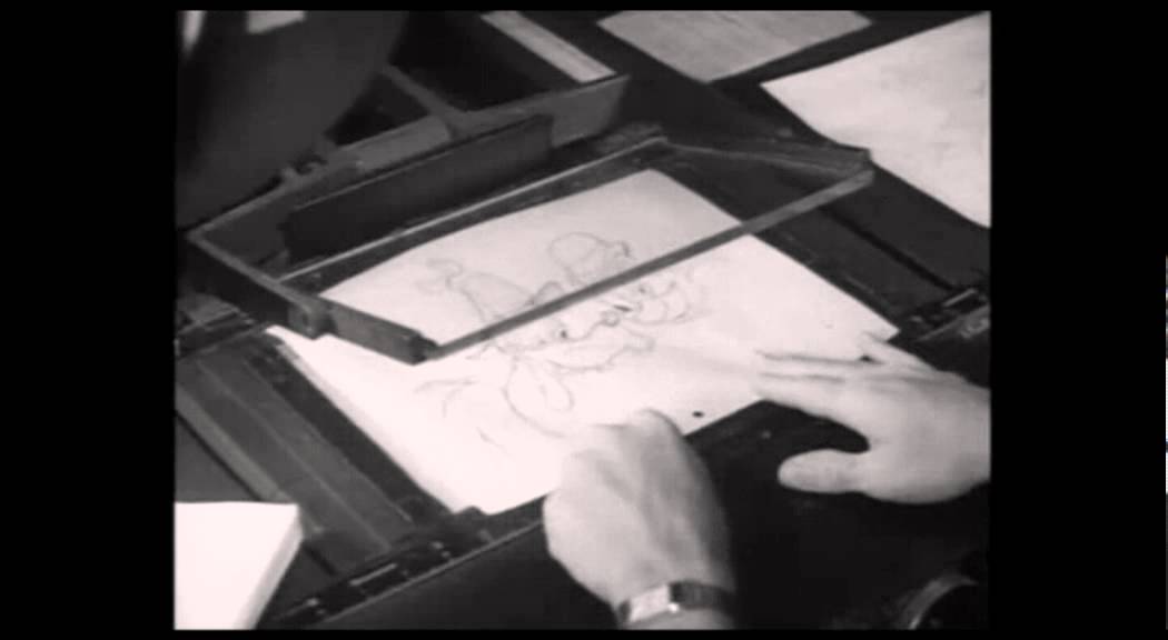 the animation process from 1938