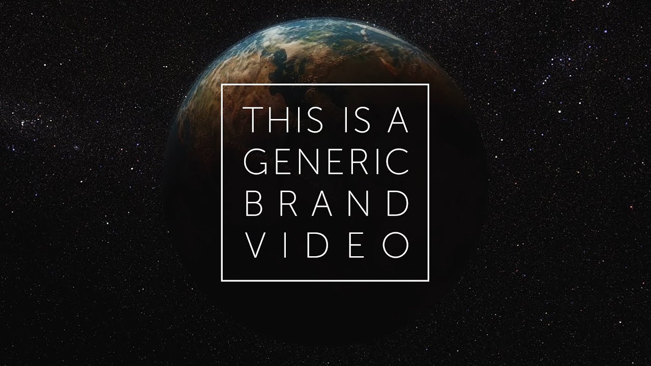 this is a generic brand video by 3