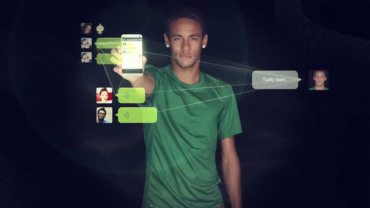 wechat brasil neymar eu amo esta 1