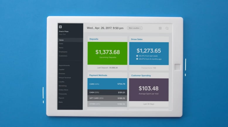 ss square dashboard