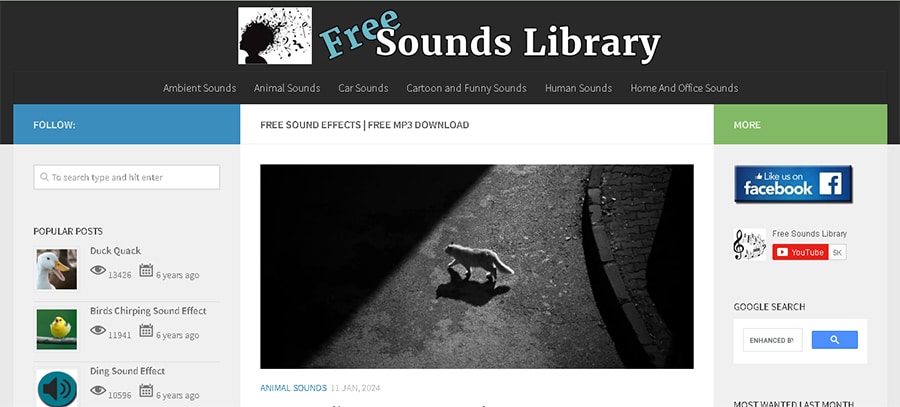 Blog FreeSoundEffects FreeSoundsLibrary