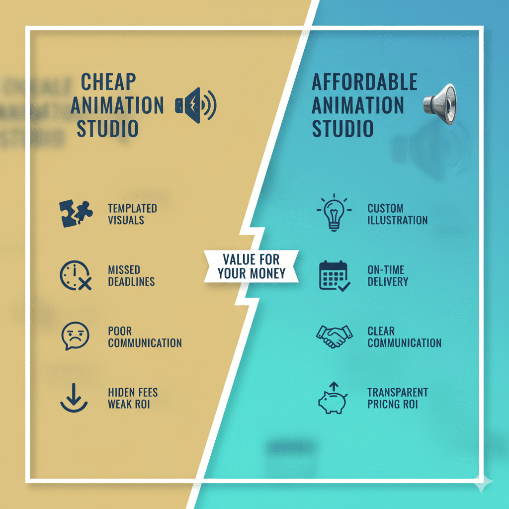 Cheap Animation Studios vs. Affordable Animation Studios
