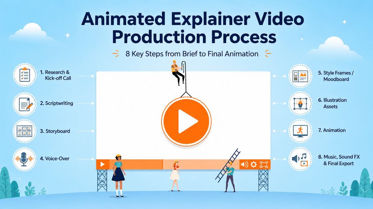 The 8 Steps of the Animated Explainer Video Process (Full Guide 2026)
