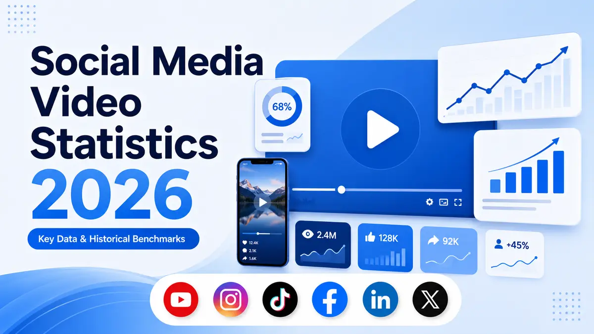 Social Media Video Statistics for 2026: Key Data and Historical Benchmarks